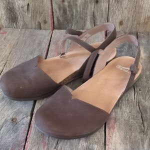 Dansko Rowan Comfort Shoes Flats Brown Suede 39 8.5 - 9